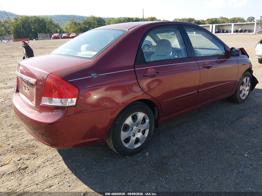 KIA SPECTRA 2007 VIN KNAFE121875410658