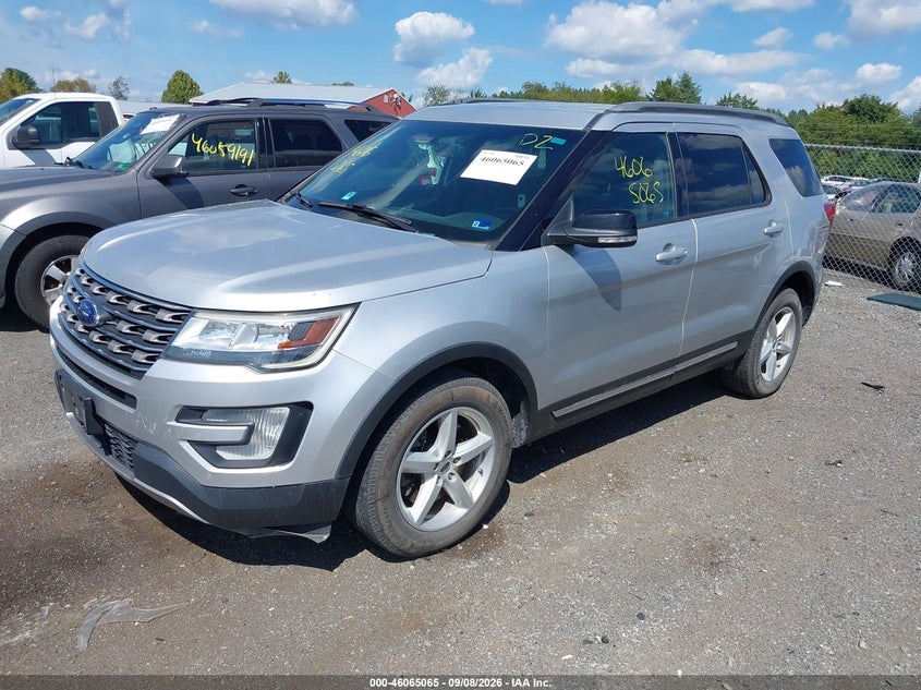 Vin: 1fm5k8d81ggc20775, lot: 46564592, ford explorer xlt 20162