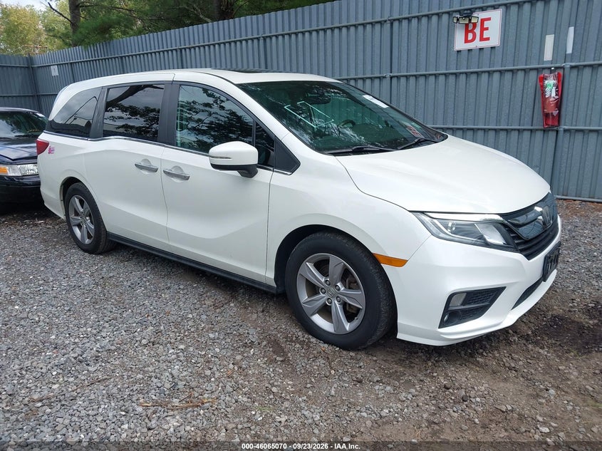 Vin: 5fnrl6h78kb003302, lot: 46564597, honda odyssey ex-l 2019 img_1