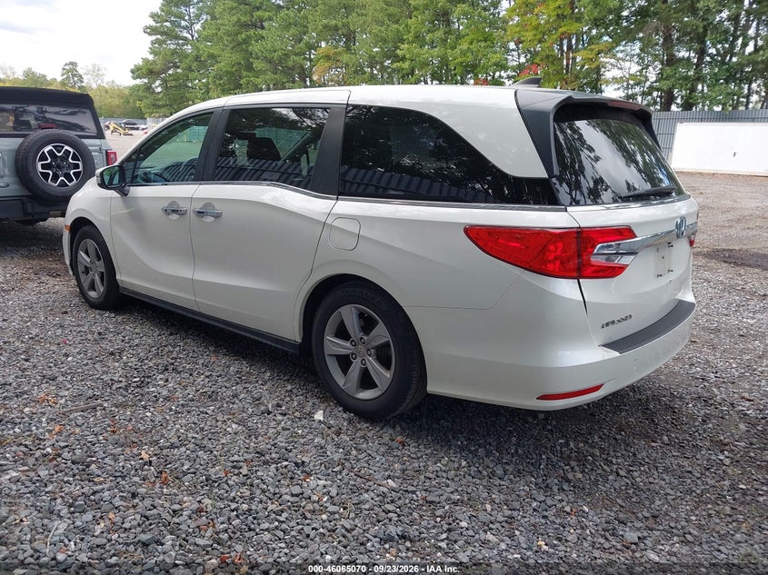 Vin: 5fnrl6h78kb003302, lot: 46564597, honda odyssey ex-l 20193