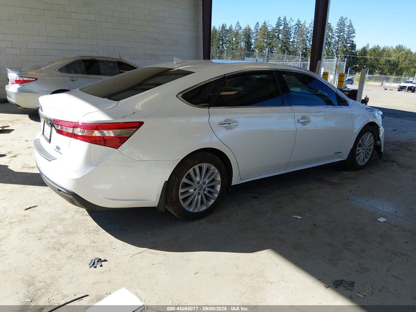 Vin: 4t1bd1eb6du010510, lot: 46564604, toyota avalon hybrid limited 20134