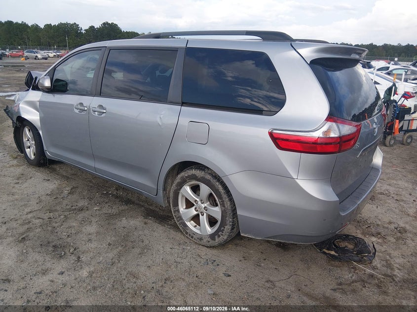 Vin: 5tdkk3dc7fs543814, lot: 46564639, toyota sienna le 8 passenger 20153