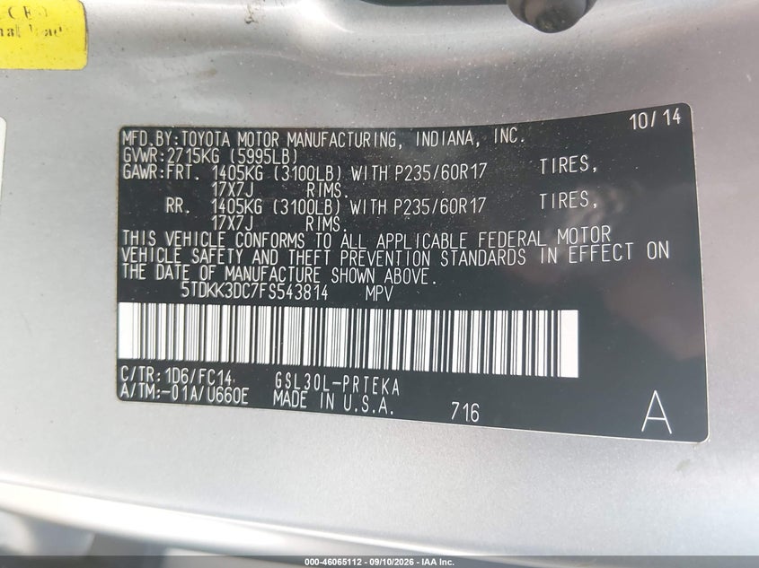 TOYOTA SIENNA - zdjęcie 9