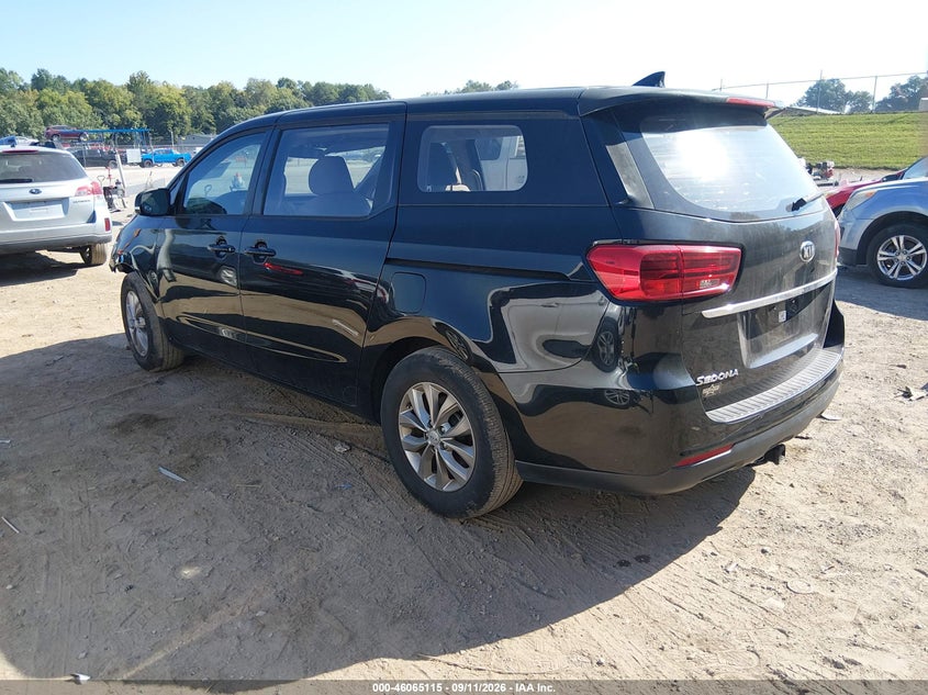 Vin: kndma5c11l6601919, lot: 46564642, kia sedona l 20203