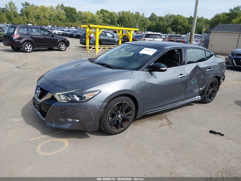 Vin: 1n4aa6ap5jc380555, lot: 46564703, nissan maxima 3.5 sl 20182