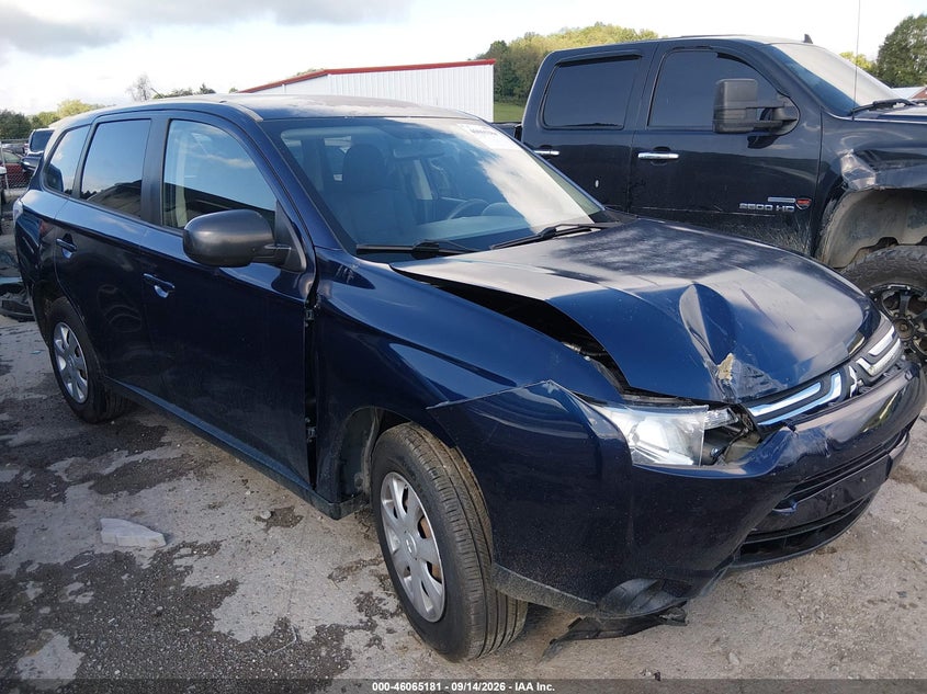 Vin: ja4ad2a38ez005912, lot: 46564708, mitsubishi outlander es 2014 img_1