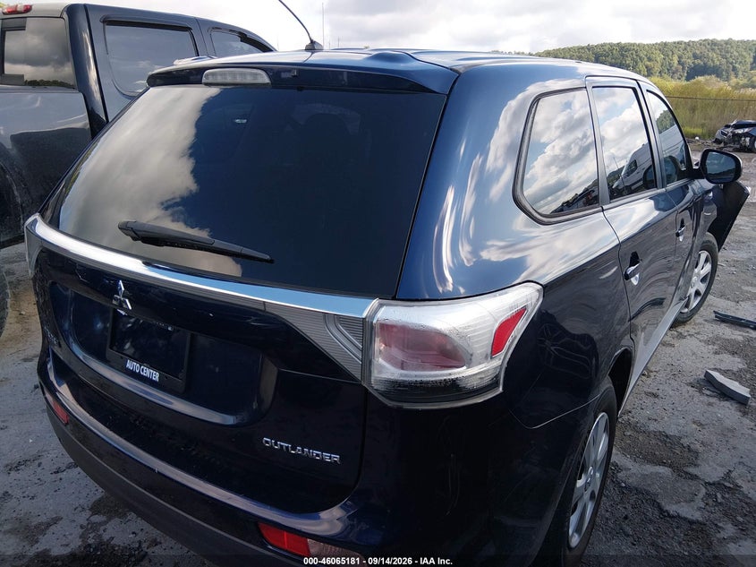 Vin: ja4ad2a38ez005912, lot: 46564708, mitsubishi outlander es 20144