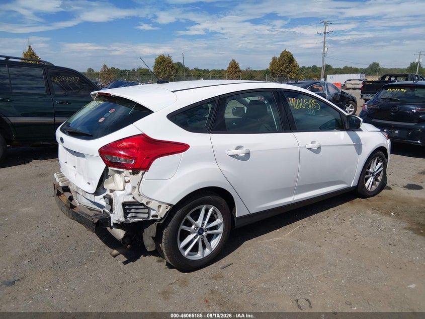 Vin: 1fadp3k2xjl283557, lot: 46564712, ford focus se 20184