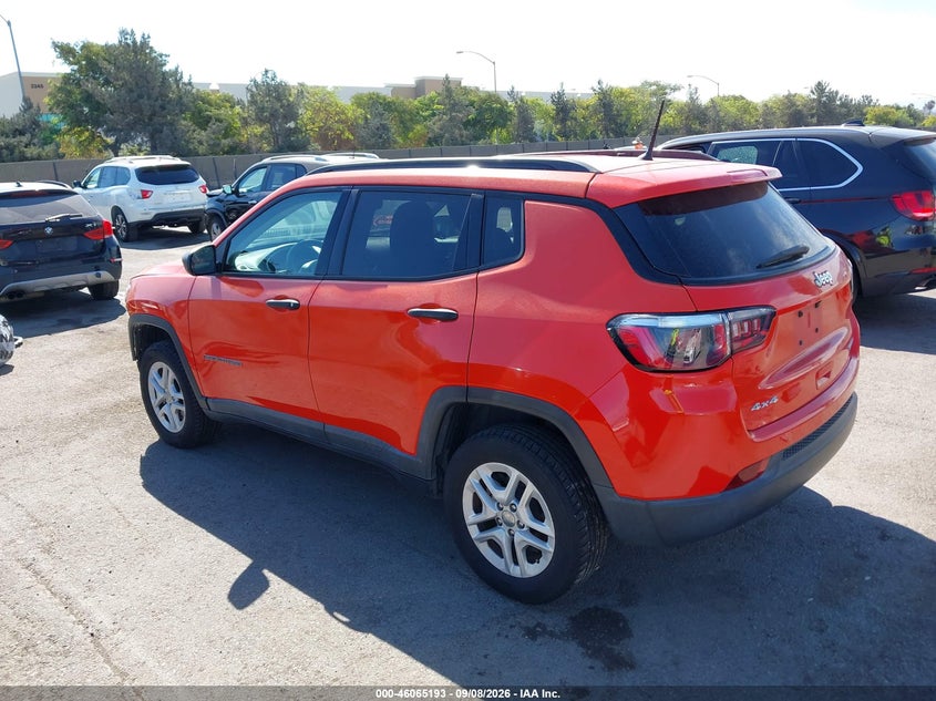 Vin: 3c4njdabxht647000, lot: 46564720, jeep new compass sport 4x4 20173