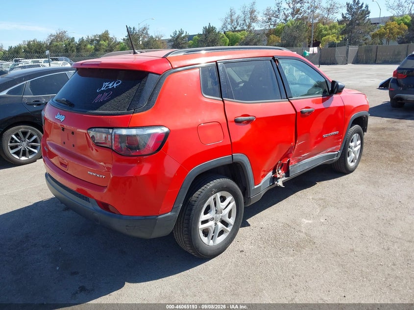 Vin: 3c4njdabxht647000, lot: 46564720, jeep new compass sport 4x4 20174