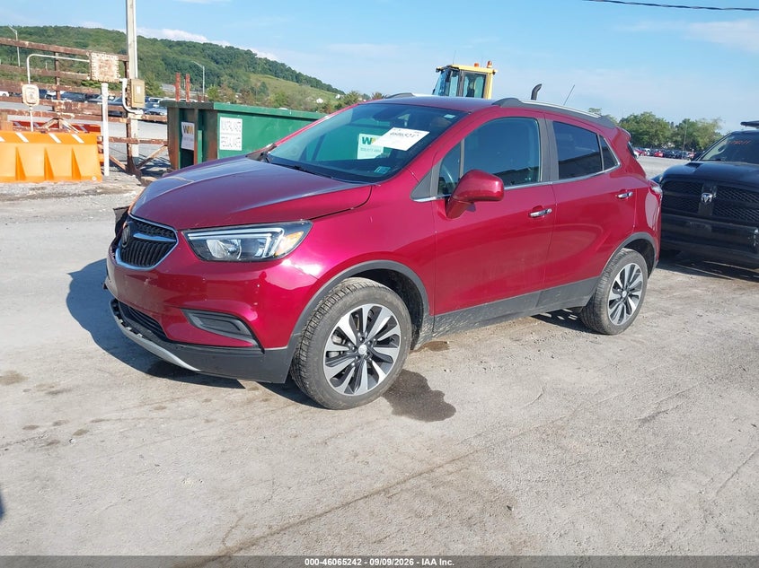 Vin: kl4cjesb9mb331167, lot: 46564769, buick encore awd preferred 20212