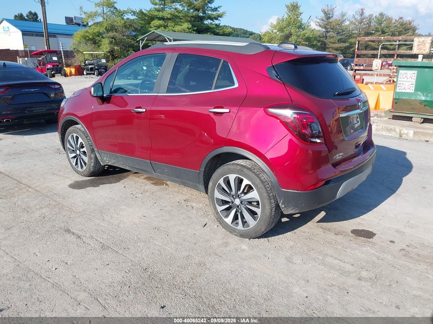 Vin: kl4cjesb9mb331167, lot: 46564769, buick encore awd preferred 20213