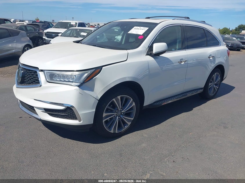 Vin: 5j8yd4h51hl008702, lot: 46564774, acura mdx technology package 20172
