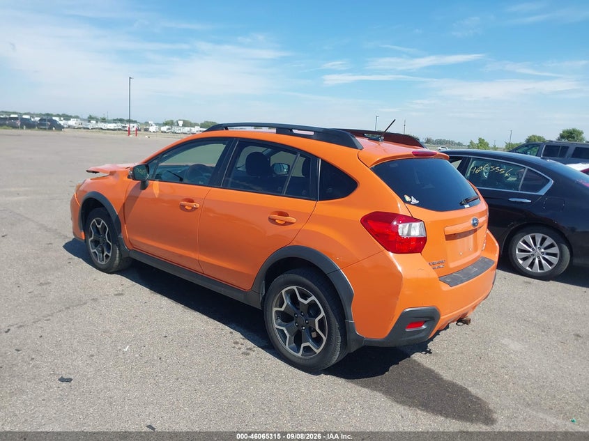 Vin: jf2gpamc8f8323373, lot: 46564842, subaru xv crosstrek 2.0i limited 20153
