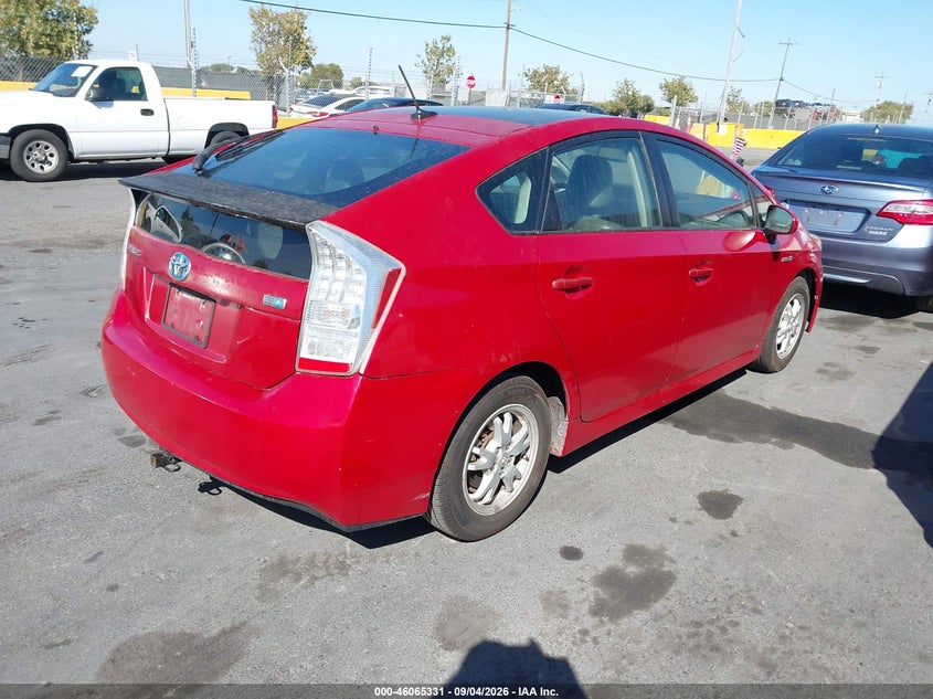 2010 TOYOTA PRIUS auction photo 4