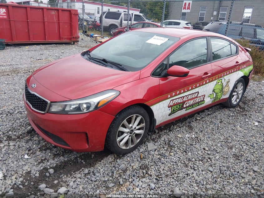 Vin: 3kpfl4a70he012740, lot: 46564879, kia forte s 20172