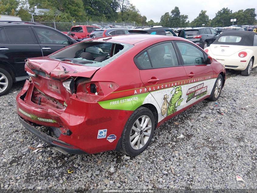 Vin: 3kpfl4a70he012740, lot: 46564879, kia forte s 20174