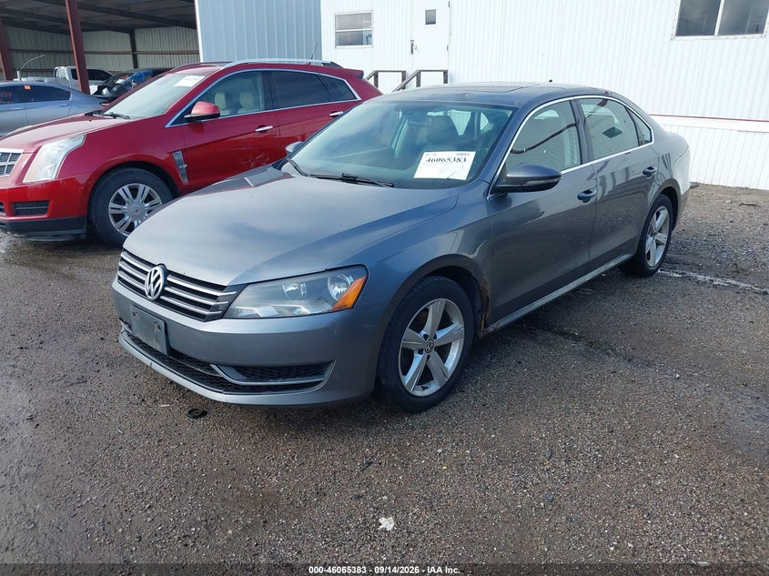2012 Volkswagen Passat, Звичайний знос, IAAI, VIN 1VWBH7A30CC106368 — фото 2
