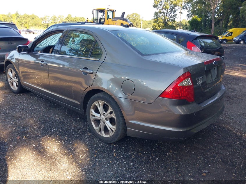 Vin: 3fahp0ha3cr441269, lot: 46564925, ford fusion se 20123