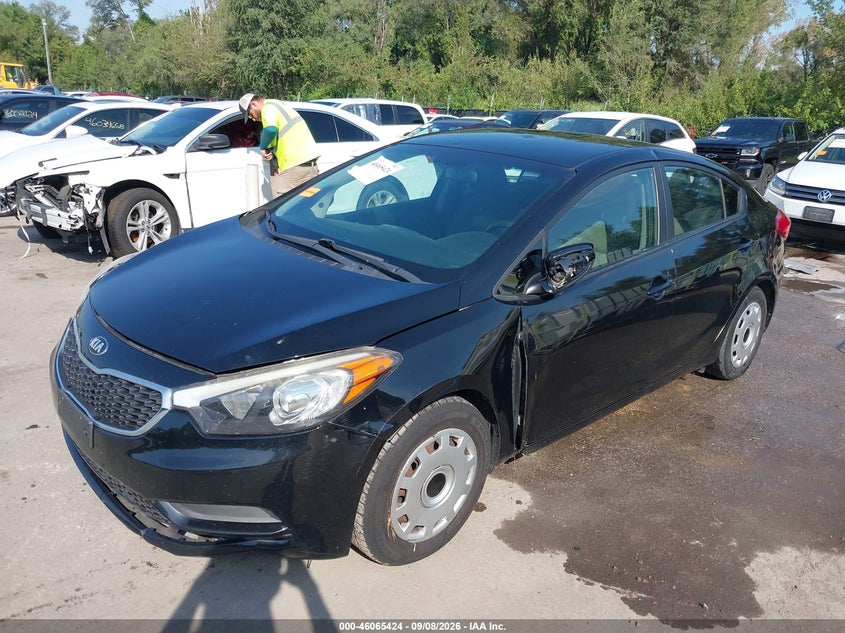 Vin: knafk4a63g5555226, lot: 46564951, kia forte lx 20162