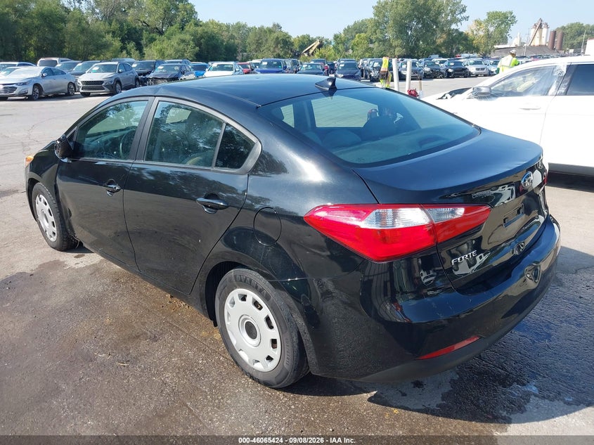 Vin: knafk4a63g5555226, lot: 46564951, kia forte lx 20163