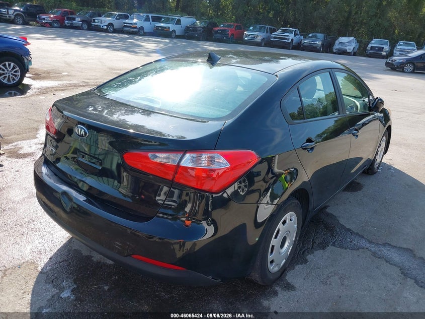 Vin: knafk4a63g5555226, lot: 46564951, kia forte lx 20164