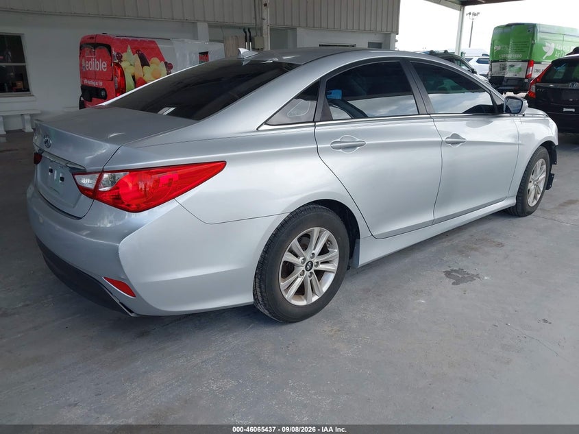 Vin: 5npeb4ac5eh941499, lot: 46564964, hyundai sonata gls 20144