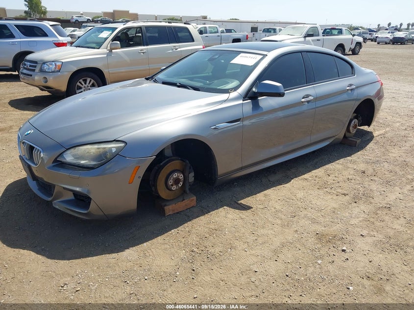 Vin: wba6b2c59fd799332, lot: 46564968, bmw 650i gran coupe 20152