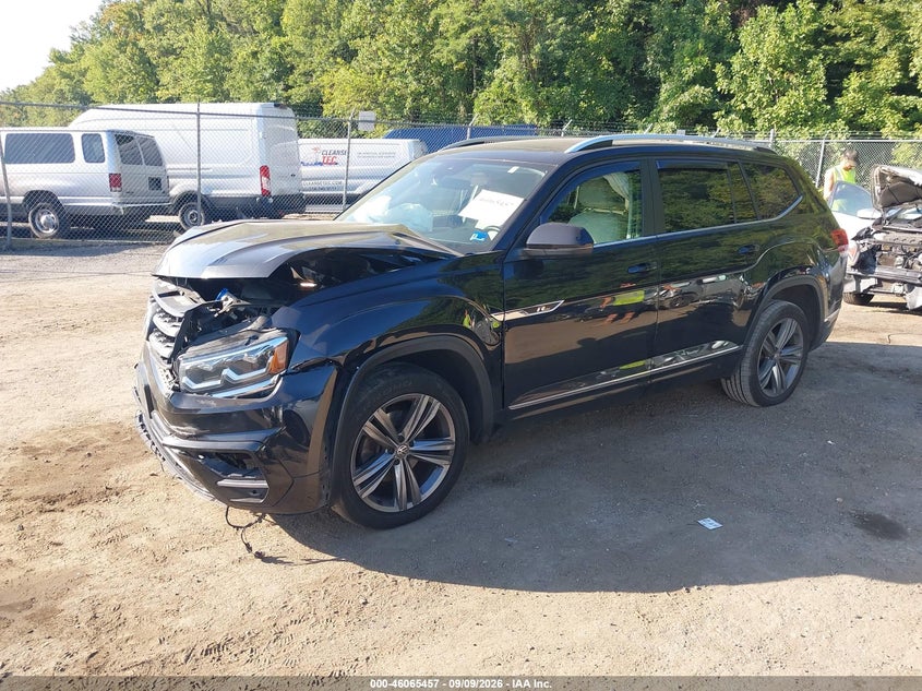Vin: 1v2rr2ca8kc597895, lot: 46564984, volkswagen atlas 3.6l v6 sel r-line 20192
