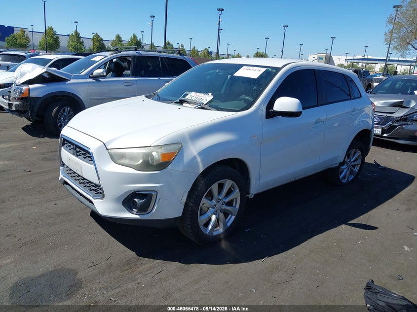 Vin: 4a4ap3au1fe048243, lot: 46565005, mitsubishi outlander sport es 20152