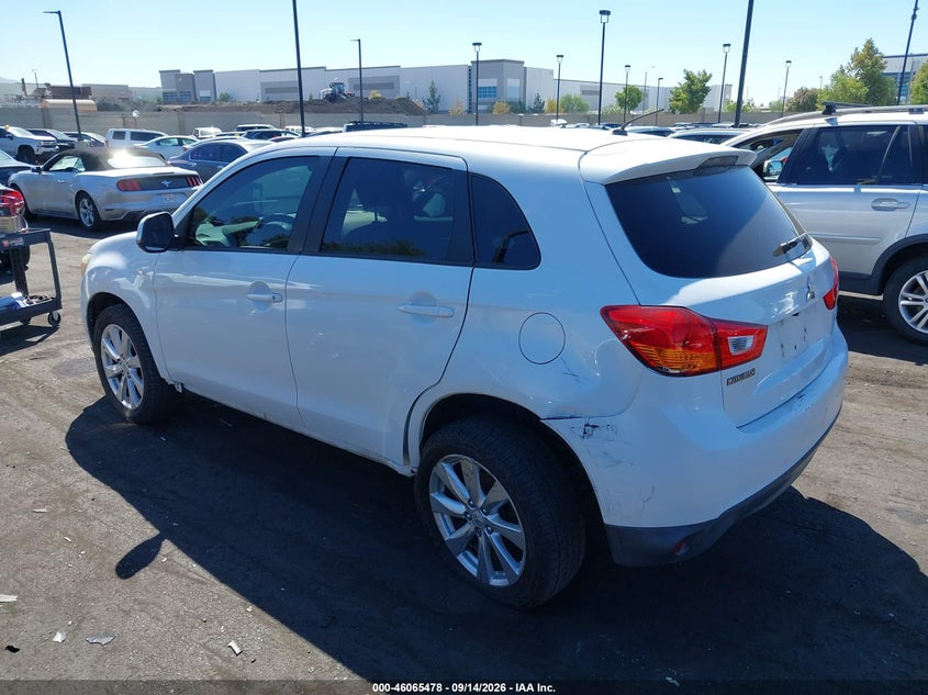 Vin: 4a4ap3au1fe048243, lot: 46565005, mitsubishi outlander sport es 20153