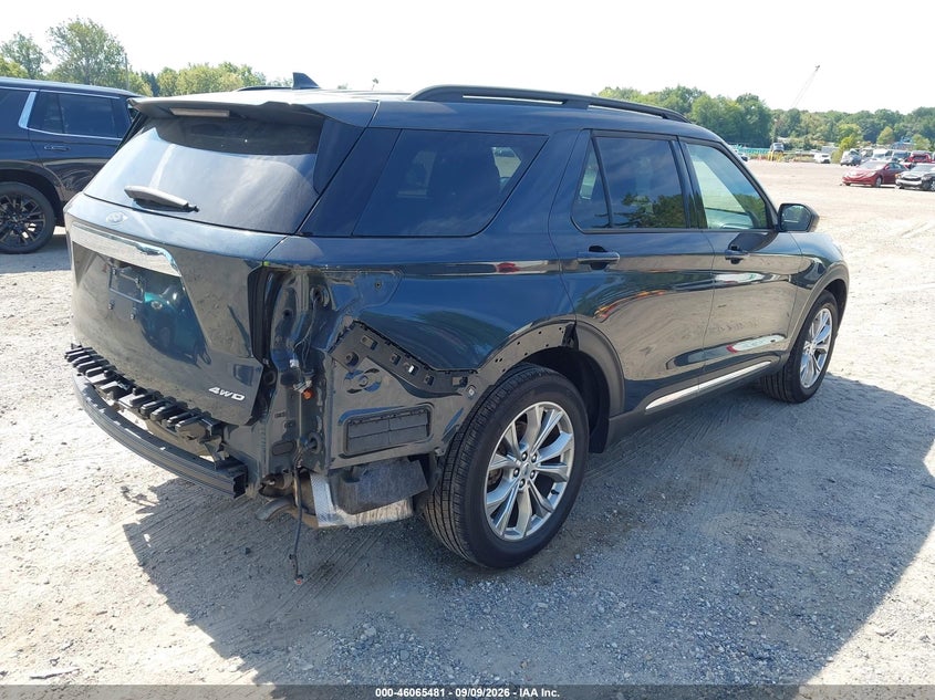 Vin: 1fmsk8dhxpgb44413, lot: 46565008, ford explorer xlt 20234