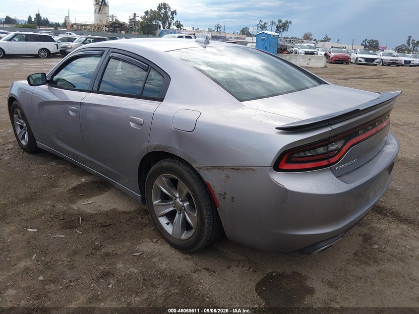 Vin: 2c3cdxhg7fh870302, lot: 46565138, dodge charger sxt 20153