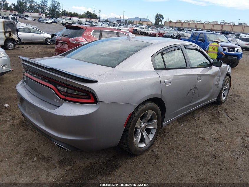 Vin: 2c3cdxhg7fh870302, lot: 46565138, dodge charger sxt 20154