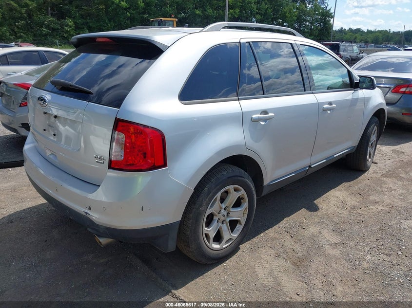 Vin: 2fmdk4jc1dbc73198, lot: 46565144, ford edge sel 20134