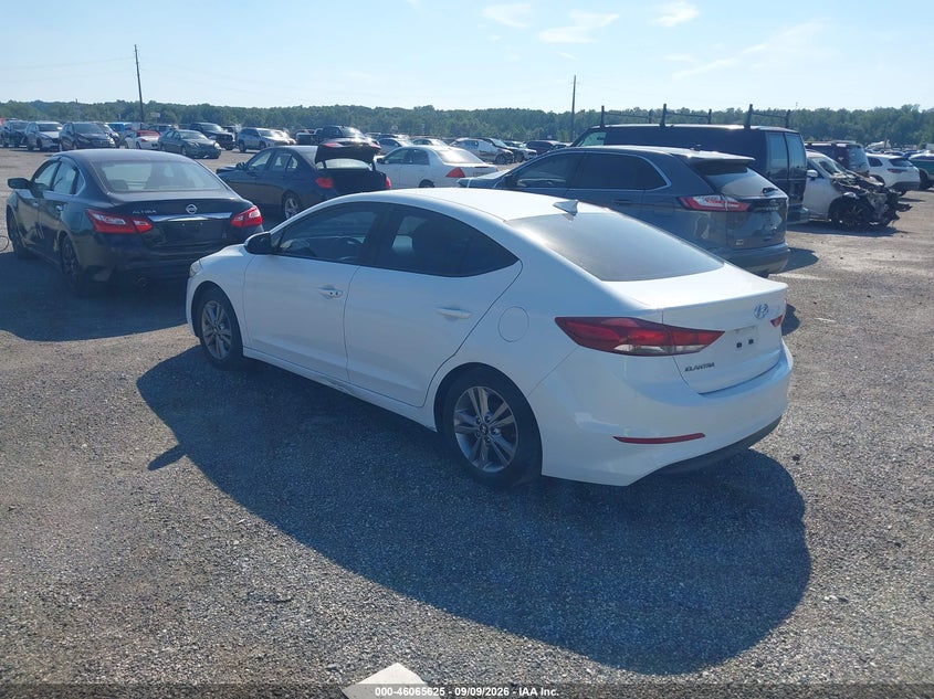 Vin: 5npd84lf5hh057844, lot: 46565152, hyundai elantra se 20173
