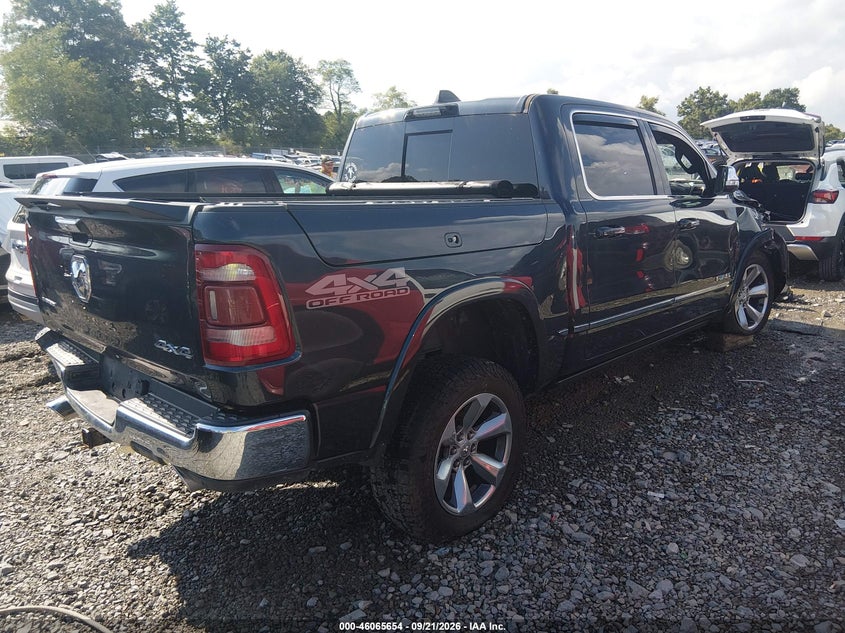 Vin: 1c6srfhm4mn529654, lot: 46565181, ram 1500 limited  4x4 5'7 box 20214