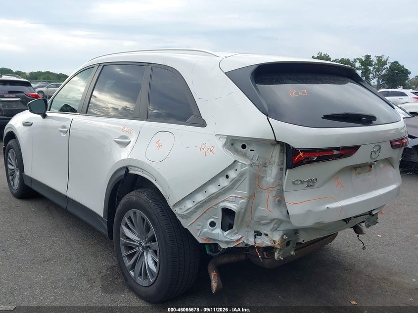 Vin: jm3kkahd9r1185261, lot: 46565205, mazda cx-90 3.3 turbo select 20243