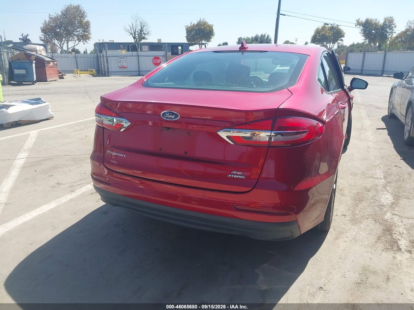Vin: 3fa6p0lu9lr189889, lot: 46565207, ford fusion hybrid se 20204