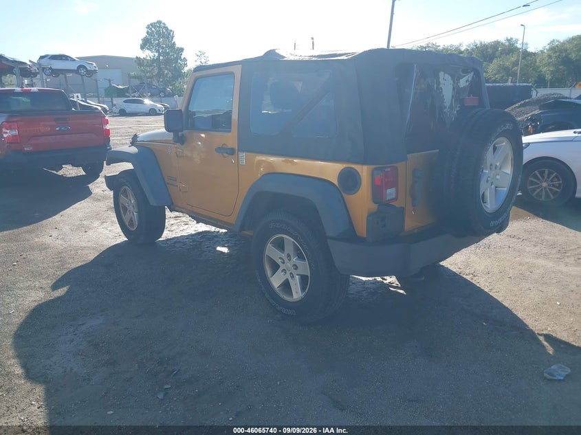 2014 JEEP WRANGLER auction photo 3