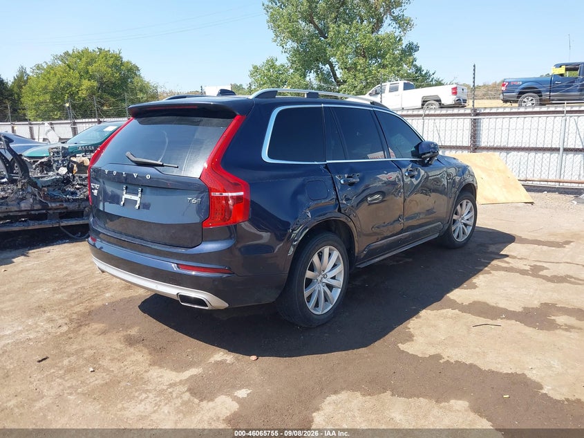 Vin: yv4a22pk0g1078040, lot: 46565282, volvo xc90 t6 momentum 20164