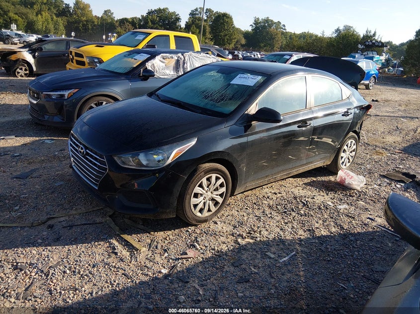 Vin: 3kpc24a69me143186, lot: 46565287, hyundai accent se 20212