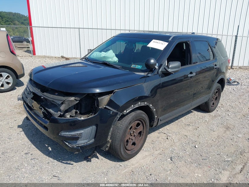 Vin: 1fm5k8ar7gga97111, lot: 46565294, ford utility police interceptor 20162