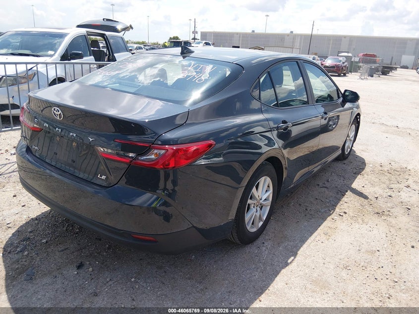 Vin: 4t1daack4su113748, lot: 46565296, toyota camry le 20254