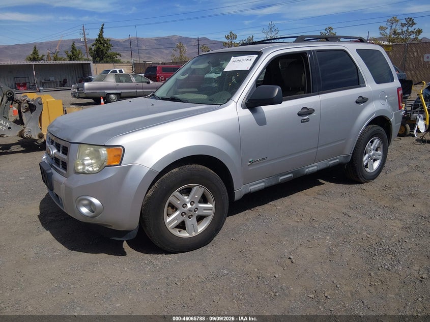 Vin: 1fmcu5k33akc04086, lot: 46565315, ford escape hybrid limited 20102