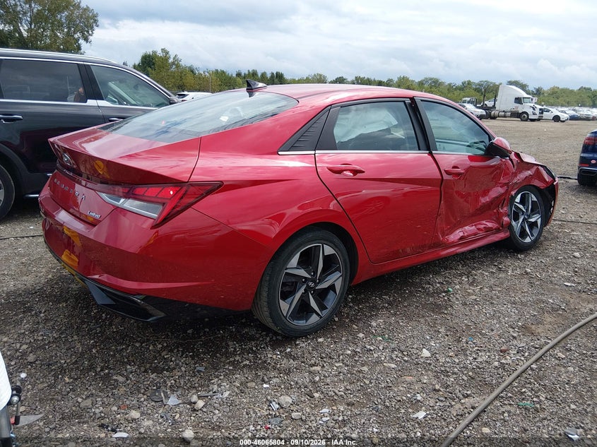 Vin: 5nplp4ag5nh067554, lot: 46565331, hyundai elantra limited 20224