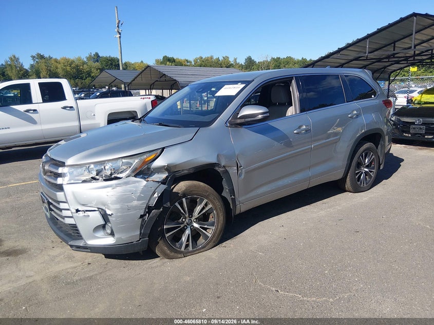 Vin: 5tdbzrfh0js825695, lot: 46565337, toyota highlander le plus 20182