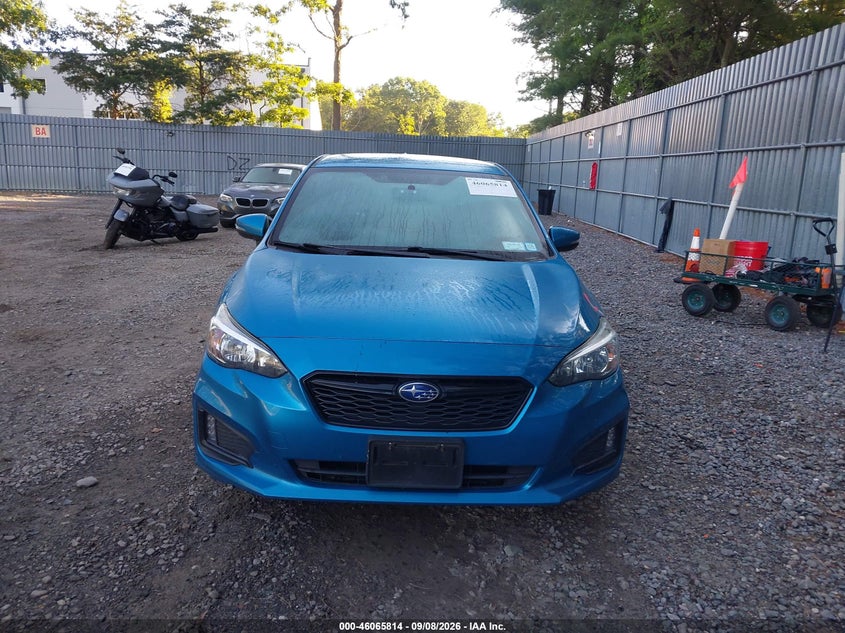 SUBARU IMPREZA 2019 VIN 4S3GTAJ67K3731489