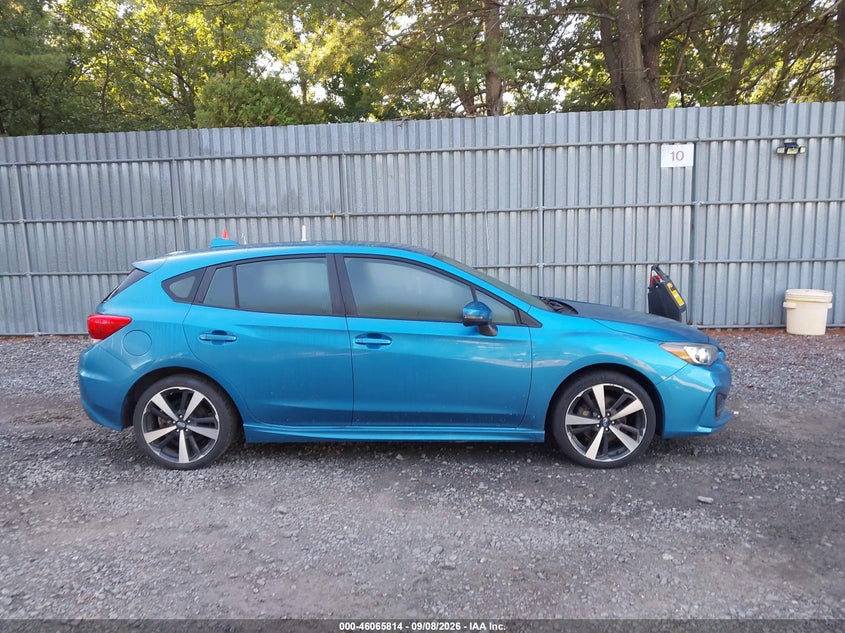SUBARU IMPREZA 2019 VIN 4S3GTAJ67K3731489