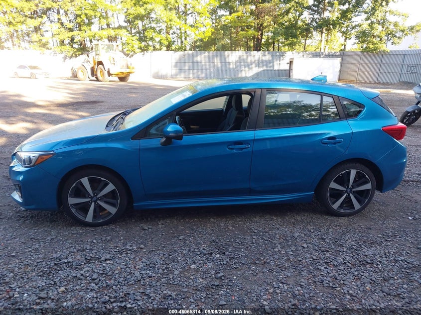 SUBARU IMPREZA 2019 VIN 4S3GTAJ67K3731489